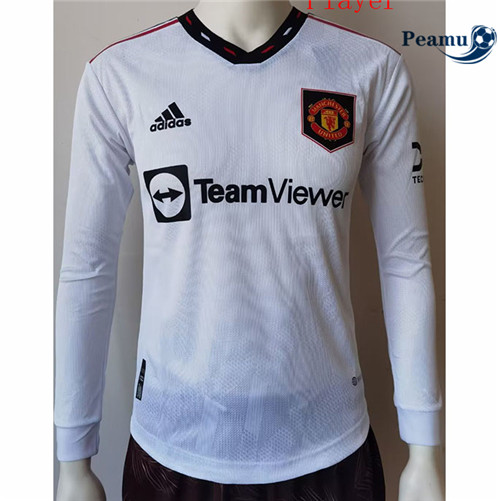 Camisola Futebol Manchester United Player Version Alternativa Manga Comprida 2022-2023 pt229268