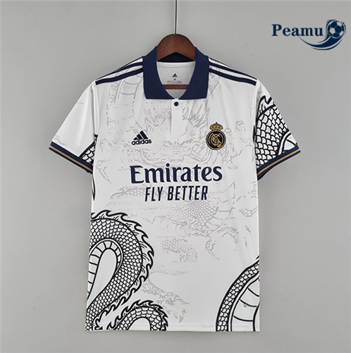 Camisola Futebol Real Madrid Equipamento Chinese Dragon Branco 2022-2023 pt228910