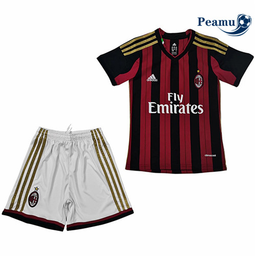 Camisola Futebol Retro AC Milan Crianças Principal 2013-14 pt228083