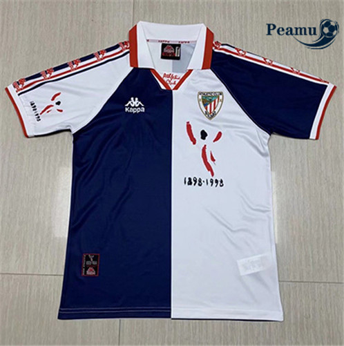 Camisola Futebol Retro Athletic Bilbao Alternativa Equipamento 1997-98 pt228105