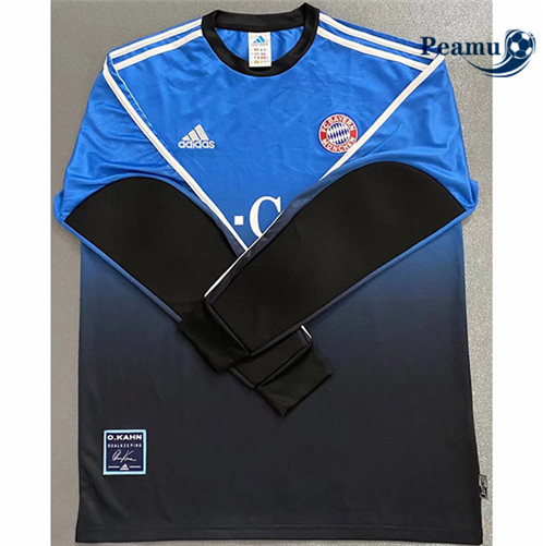 Camisola Futebol Retro Bayern de Munique Equipamento Goleiro Manga Comprida 2002-03 pt228112