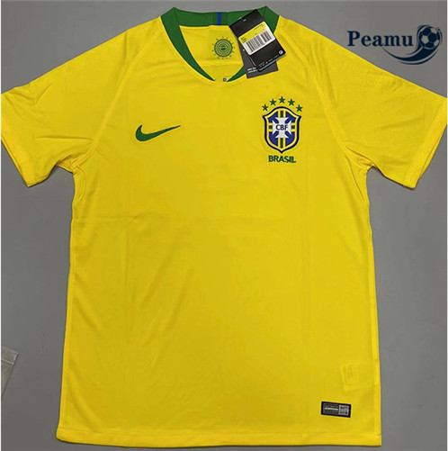 Camisola Futebol Retro Brasil Principal Equipamento 2018 pt228115