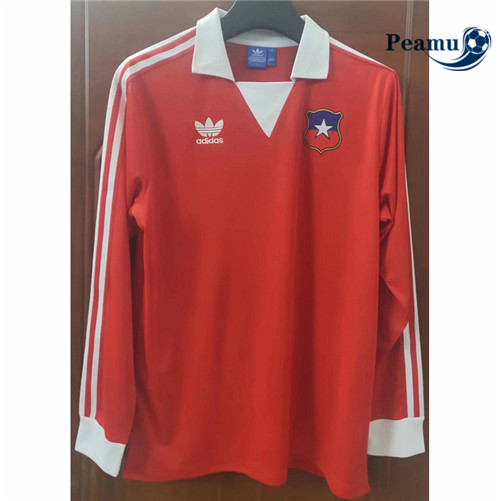 Camisola Futebol Retro Chile Principal Equipamento Manga Comprida 1982 pt228124