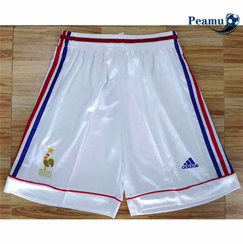 Camisola Futebol Retro França Calção Principal 1998 pt228142