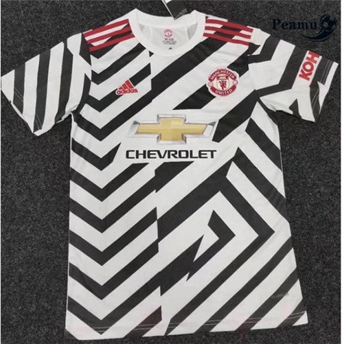 Camisola Futebol Retro Manchester United Terceiro Equipamento 20-21 pt228171