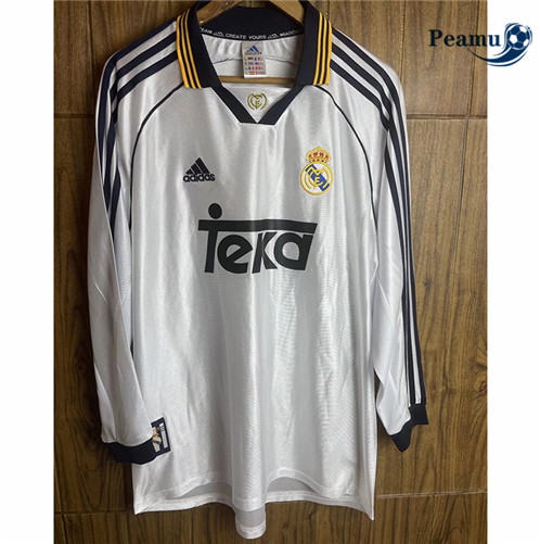 Camisola Futebol Retro Real Madrid Manga Comprida 2000 pt228201