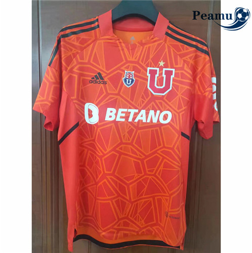 Camisola Futebol Universidad de Chile Equipamento Laranja 2022-2023 pt229135