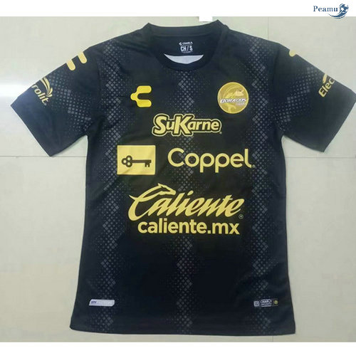 Peamu - Camisola Futebol Dorados de Sinaloa Alternativa Equipamento Preto 2020-2021