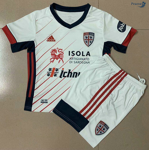 Peamu - Camisola Futebol Cagliari Crianças Alternativa Equipamento 2020-2021