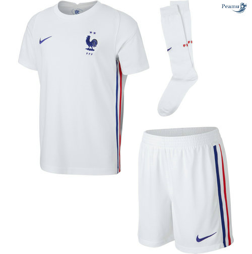 Peamu - Camisola Futebol França Alternativa Equipamento Crianças 2020-2021