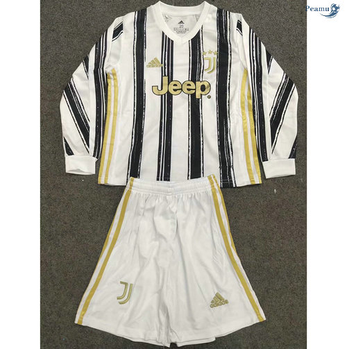 Peamu - Camisola Futebol Juventus Crianças Principal Equipamento Manche Longue 2020-2021