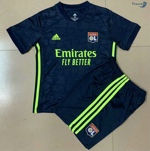 Peamu - Camisola Futebol Lyon Crianças Terceiro Equipamento 2020-2021