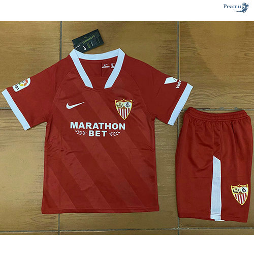 Peamu - Camisola Futebol Sevilla Crianças Alternativa Equipamento 2020-2021