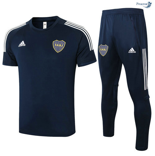 Peamu - Kit Camisola Entrainement Boca Juniors + Pantalon Azul Marinho 2020-2021