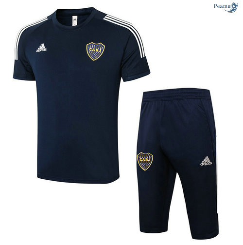 Peamu - Kit Camisola Entrainement Boca Juniors + Pantalon 3/4 Azul Marinho 2020-2021