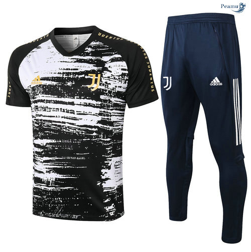 Peamu - Kit Camisola Entrainement Juventus + Pantalon Preto 2020-2021