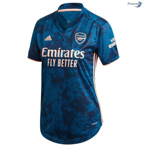 Peamu - Camisola Futebol Arsenal Mulher Terceiro Equipamento 2020-2021