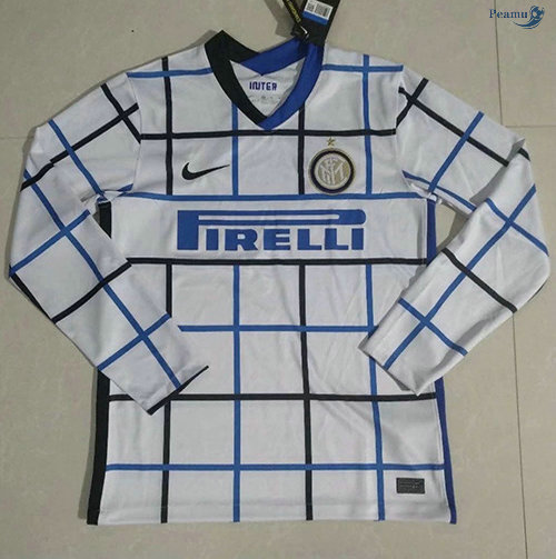 Peamu - Camisola Futebol Inter Milan Alternativa Equipamento Manche Longue 2020-2021