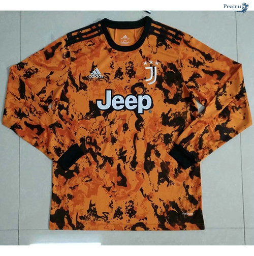 Peamu - Camisola Futebol Juventus orange Manche Longue 2020-2021