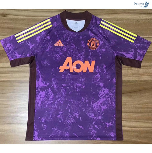 Peamu - Camisola Futebol Manchester United training Violet 2020-2021