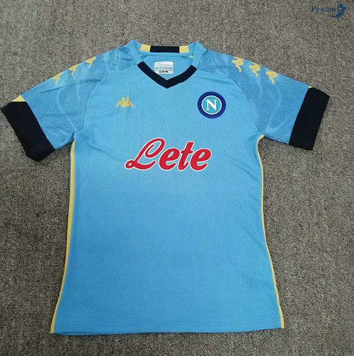 Peamu - Camisola Futebol Naples Azul 2020-2021