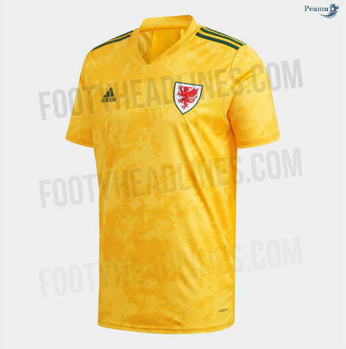 Peamu - Camisola Futebol Pays de Galles Alternativa Equipamento 2020-2021