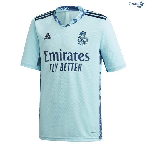 Peamu - Camisola Futebol Real Madrid Gardien de But Azul 2020-2021