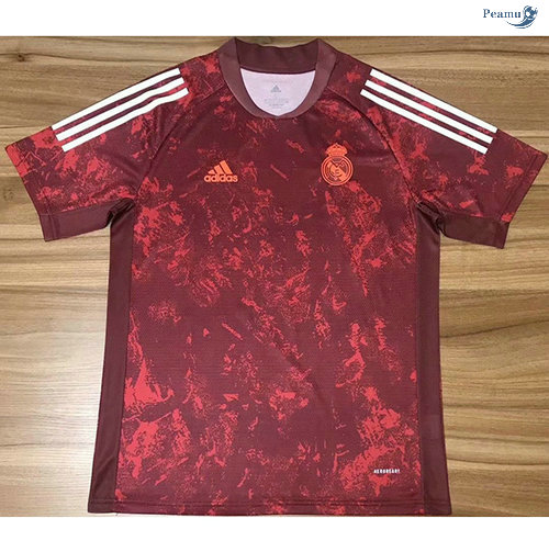 Peamu - Camisola Futebol Real Madrid training Vermelho 2020-2021