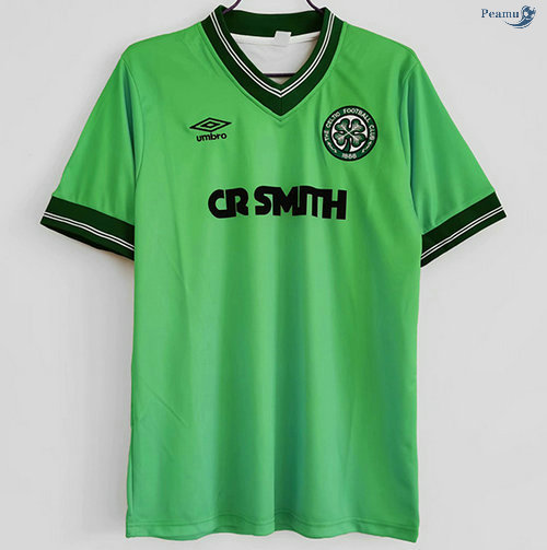 Peamu - Camisola Foot Rétro Celts Vert 1984-86