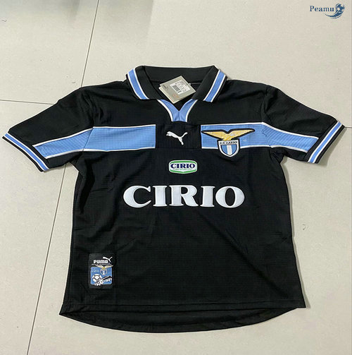 Peamu - Camisola Foot Rétro Lazio Alternativa Equipamento 1998-00