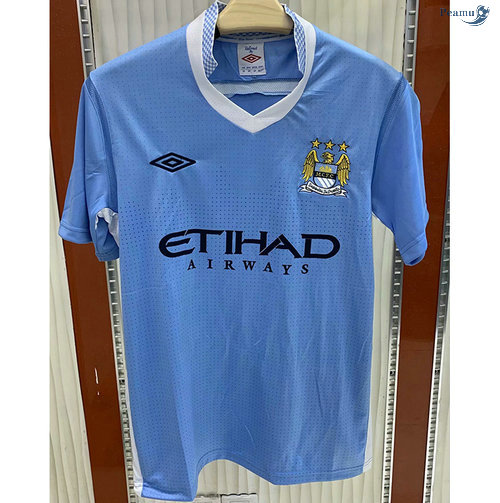 Peamu - Camisola Foot Rétro Manchester City Principal Equipamento 2011-12