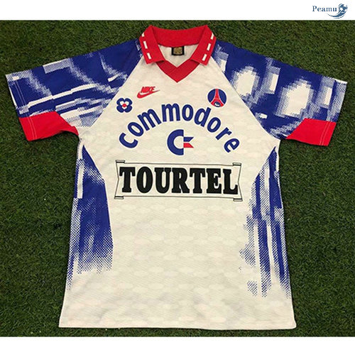 Peamu - Camisola Foot Rétro PSG Alternativa Equipamento 1993-94