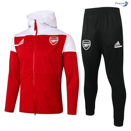 Peamu - Sweat de Fato de Treino Arsenal Vermelho 2020-2021