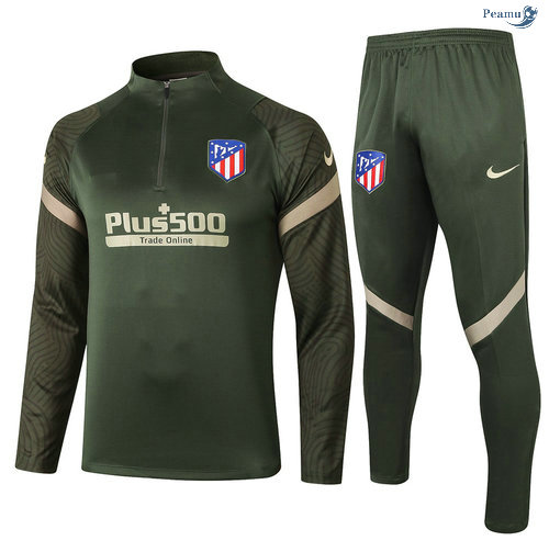 Peamu - Fato de Treino Atletico Madrid Exército verde 2020-2021