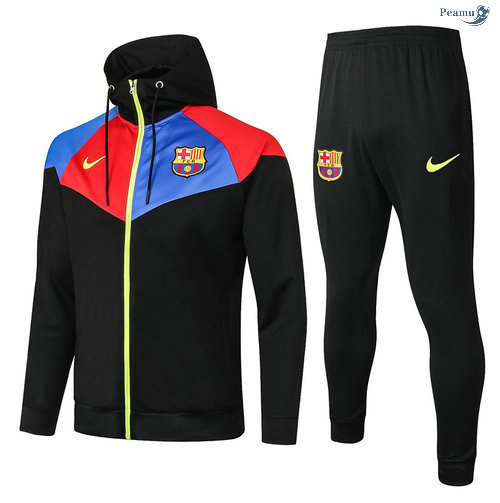 Peamu - Sweat de Fato de Treino Barcelona Preto 2020-2021