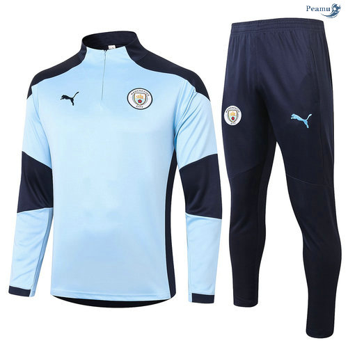 Peamu - Fato de Treino Manchester City Azul clair 2020-2021