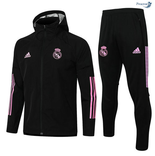 Peamu - Windrunner Fato de Treino Real Madrid Preto 2020-2021