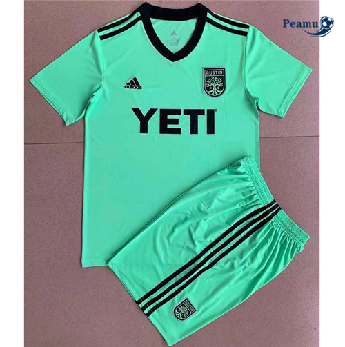 Peamu - Camisola Futebol Austin Crianças Alternativa Equipamento 2022-2023