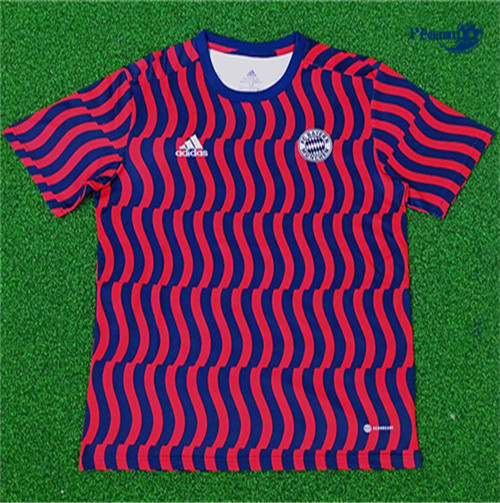 Peamu - Camisola Futebol Bayern de Munique Training Vermelho 2022-2023