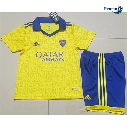 Peamu - Camisola Futebol Boca juniors Crianças Amarelo 2022-2023