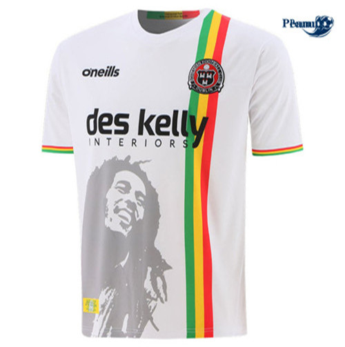 Peamu - Camisola Futebol Bohemian Alternativa Equipamento Branco 2021-2022
