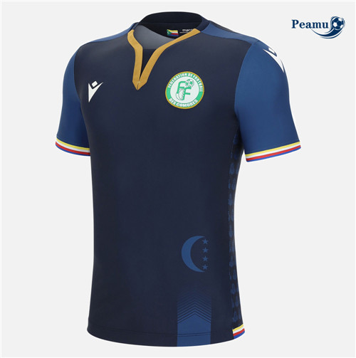 Peamu - Camisola Futebol Comore Terceiro Equipamento Azul 2021-2022