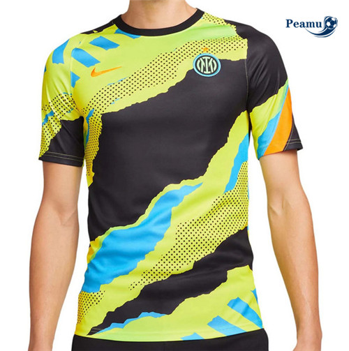 Peamu - Camisola Futebol Inter Milan Pré-Match Preto 2022-2023