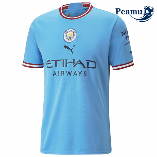 Peamu - Camisola Futebol Manchester City Principal Equipamento 2022-2023