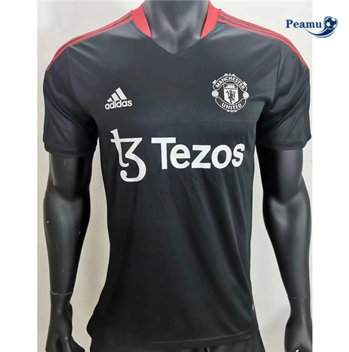 Peamu - Camisola Futebol Manchester United training Preto 2022-2023