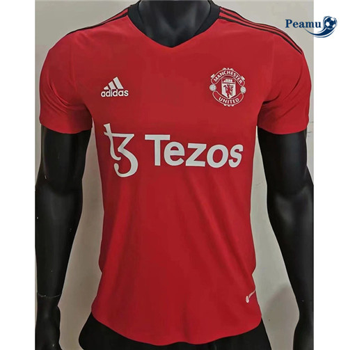 Peamu - Camisola Futebol Manchester United training Vermelho 2022-2023