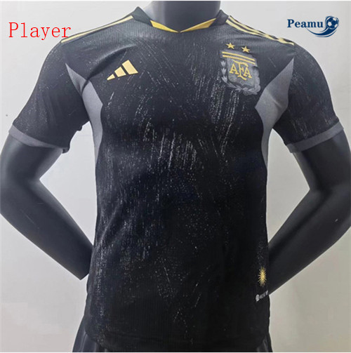 Peamu - Camisola Futebol Argentina Player Version Preto 2022-2023