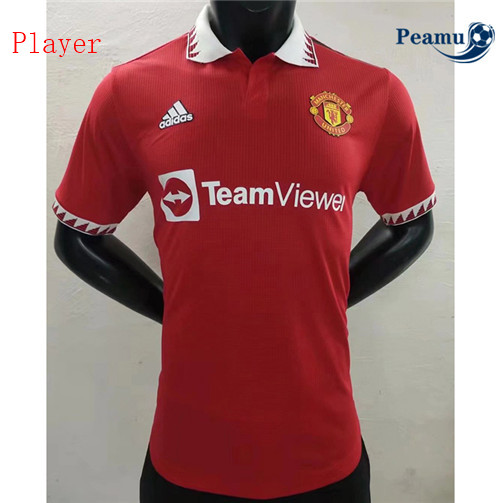 Peamu - Camisola Futebol Manchester United Vermelho Player Version 2022-2023