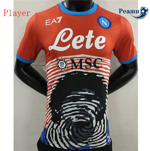 Peamu - Camisola Futebol Naples Player Version Orange 2022-2023
