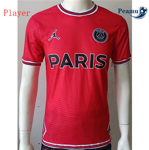 Peamu - Camisola Futebol PSG Player Version Vermelho 2022-2023